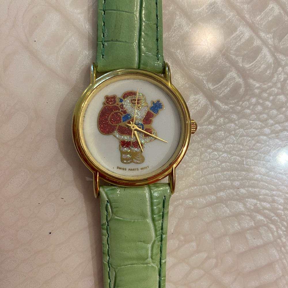 Santa watch vintage preowned
